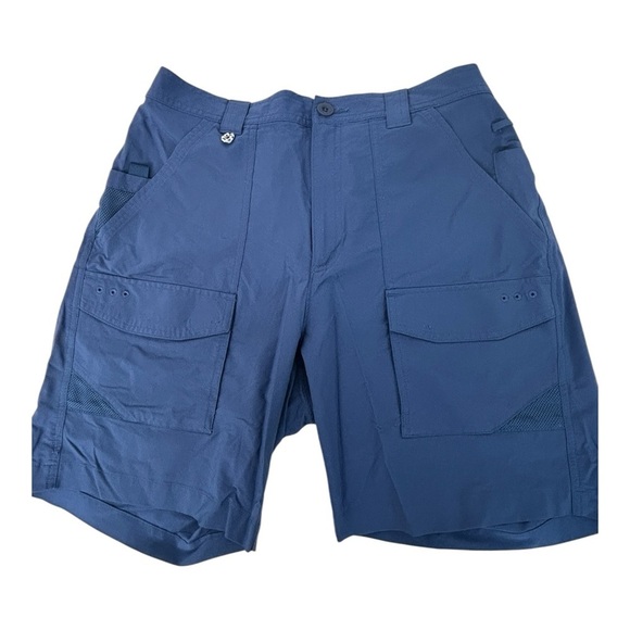 Columbia Men's PFG Permit II Short, Wicking & Sun Protection| Blue | Sz M - Picture 1 of 6